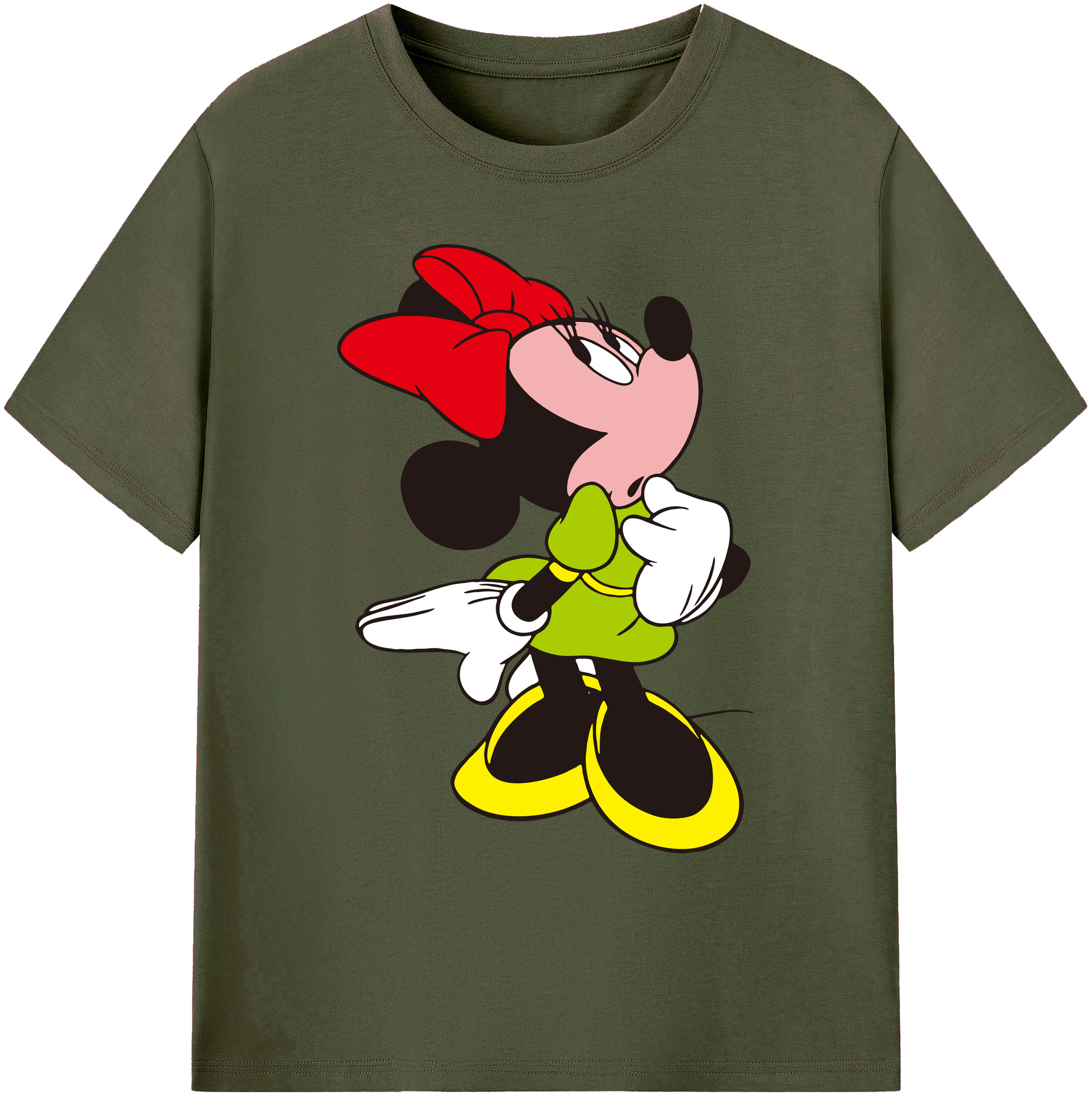 ミッキーマウス Mickey Mouse 綿100％ メンズ半袖Tシャツ｜肌触りやわらか＆通気性